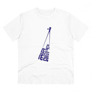 Men's PC Cotton Bengali Designs Printed T Shirt (Color: White, Thread Count: 180GSM)