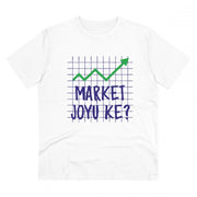 Men's PC Cotton Market Joyu Che Printed T Shirt (Color: White, Thread Count: 180GSM)