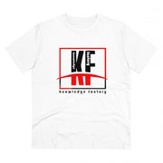 Men's PC Cotton Knowledge Factory Printed T Shirt (Color: White, Thread Count: 180GSM)