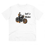 Men's PC Cotton Explore The Unseen Printed T Shirt (Color: White, Thread Count: 180GSM)