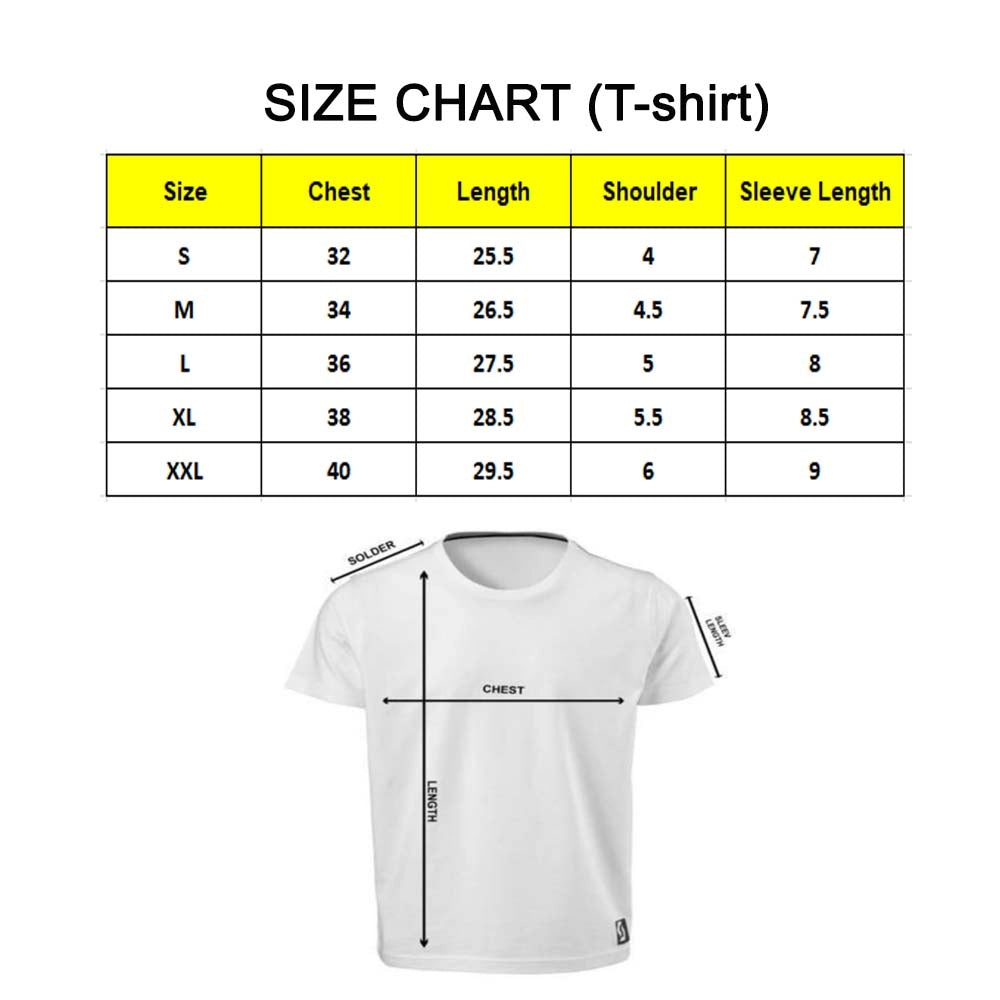 Men's PC Cotton 97th Birthday Printed T Shirt (Color: White, Thread Count: 180GSM)