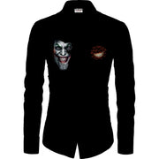 Men's Casual Floral Printed Cotton Blend Unstitched Shirt Fabric 1.6 Mtrs (Black)