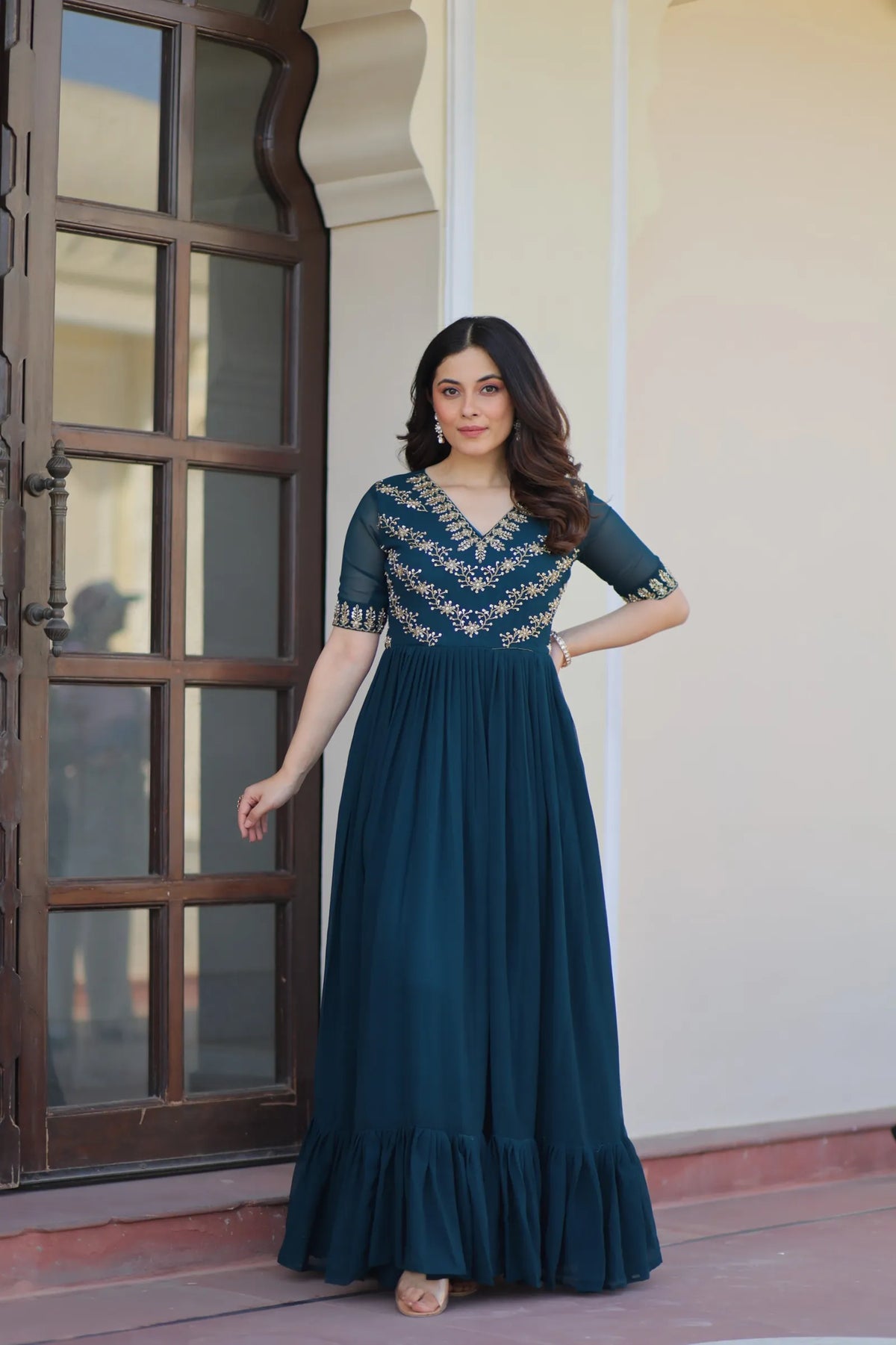 PREMIUM READYMADE DESIGNER GOWN