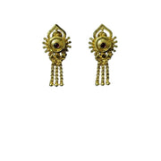 Women's Pack of_2 Brass Gold-Plated Earrings (Gold)