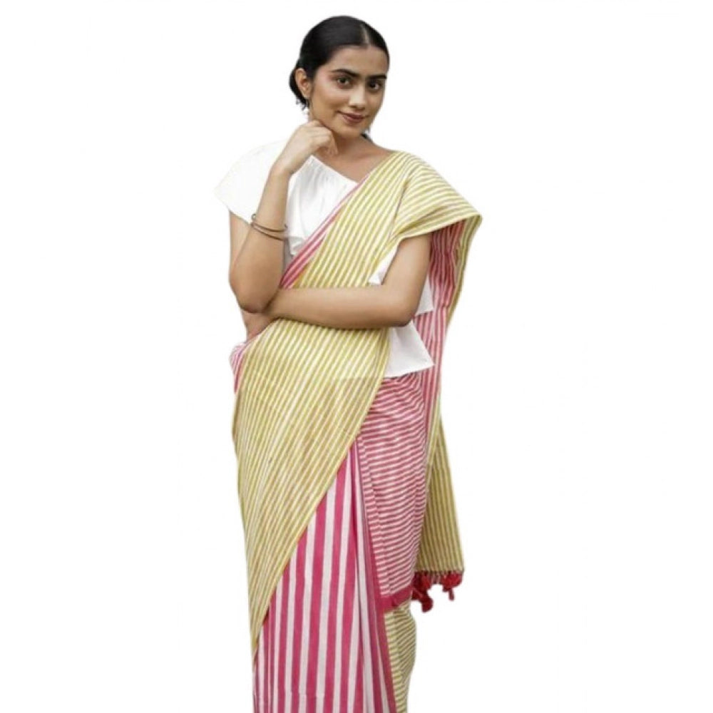 Linen sarees