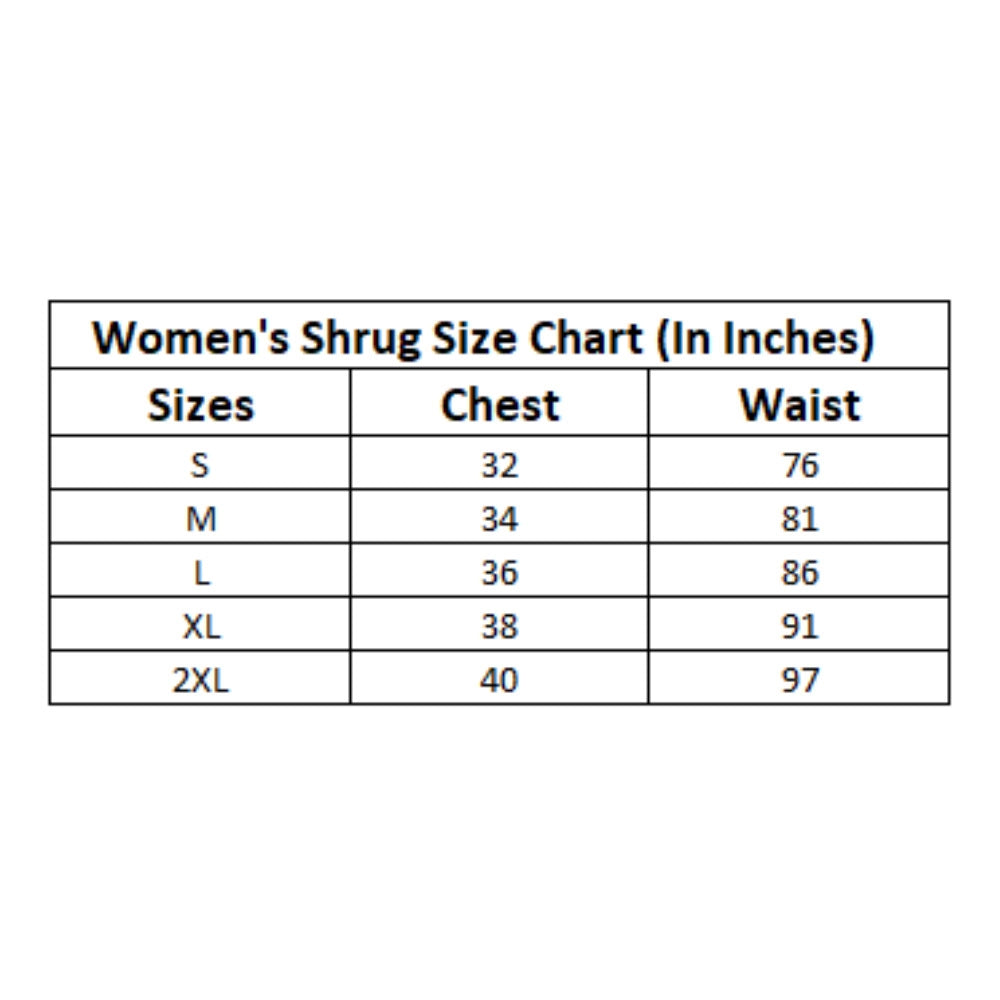 Women's Denim Ruffled Long Sleeves Shrug (Blue)